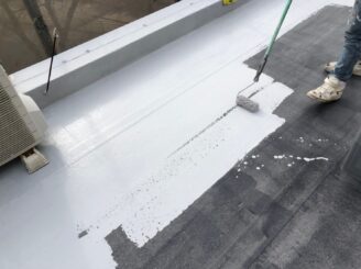 瑞浪市でマンション外壁塗装 外屋上防水工事 L2
