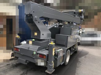 多治見市で作業車の塗り替え 中塗り塗装完成