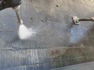 多治見市で屋根外壁塗装 屋根バイオ洗浄