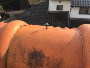 多治見市　土岐市　屋根の釘の浮き　屋根修理