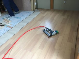土岐市 和室の床のリフォーム 床の工事