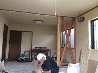 多治見市 お部屋の壁の撤去 間取り変更