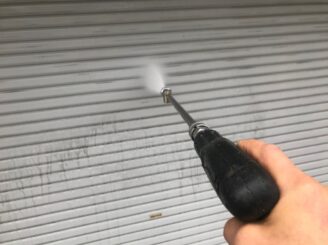 土岐市で外壁塗装 屋根瓦一部葺き替え工事 高圧洗浄写真