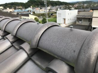 土岐市で屋根一部葺き替え 外壁塗り替え塗装 屋根葺き替え前