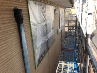 瑞浪市でシリコン塗料で外壁塗装 塗り替え前