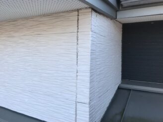 多治見市で外壁塗装 ベランダ防水工事 塗り替え前のお家の状態