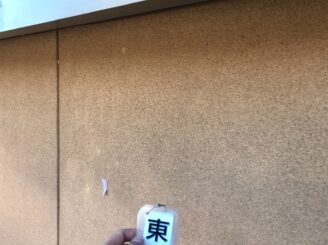 多治見市で外壁塗装工事 外壁に汚れ