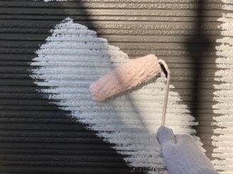 多治見市で外壁の下塗り塗装