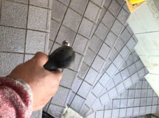 春日井市で屋根塗り替え塗装 高圧水洗浄