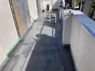 春日井市で屋根外壁塗り替え塗装 ベランダ防水工事
