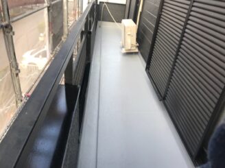 多治見市で屋根外壁塗装 ベランダ防水工事
