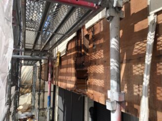 多治見市で屋根外壁の塗り替え塗装 ベランダ補修