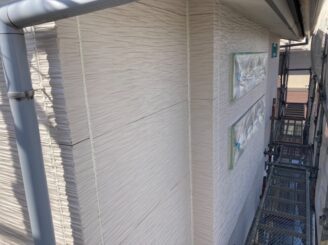 多治見市で外壁の目地の打ち替えの完了