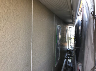 春日井市で外壁の塗り替え塗装 目地打ち替え完成