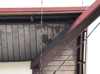 多治見市で屋根外壁塗装 塗り替え前写真