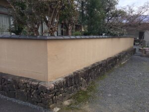 多治見市土岐市ブロック塀の塗装