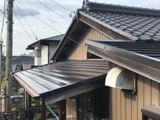 多治見市でトタン屋根の塗装 施工後写真