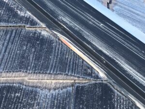 恵那市、屋根の塗膜劣化