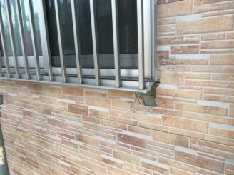 瑞浪市で外壁塗装 外壁剥がれ落ち 外壁一部張り替え