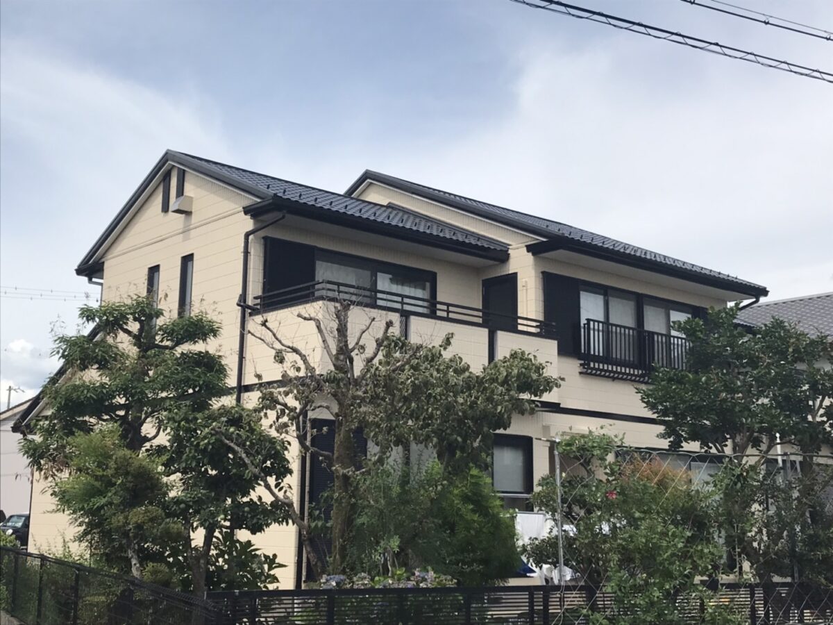 美濃加茂市で屋根外壁塗り替え塗装　フッ素　塗り替え後