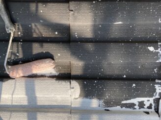 美濃加茂市で屋根外壁　遮熱塗料　屋根下塗り　サーモテックシーラー