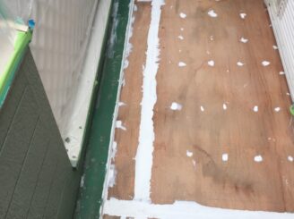 多治見市で屋根積み替え 外壁塗り替え塗装 ベランダ防水工事 床板