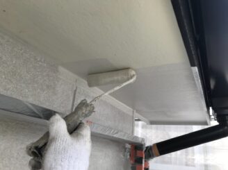 多治見市 瑞浪市で外壁塗装 ベランダ防水工事 屋根カバー工法 軒天塗装