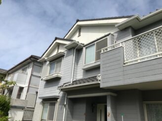多治見市 瑞浪市 屋根積み替え 外壁塗り替え塗装 外壁色の退色 塗膜剥離 塗り替え前