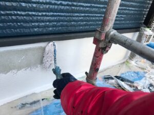 瑞浪市で屋根外壁塗装　塗り替え工事　基礎塗装　基礎亀裂