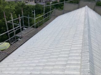 多治見市で屋根外壁塗り替え塗装 屋根フッ素塗料 外壁シリコン塗料 屋根下塗り塗装