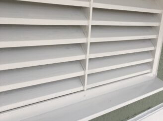 多治見市で屋根積み替え 外壁塗り替え塗装 外壁上塗り塗装 雨樋塗り替え 樋塗装 飾り塗り替え 空気口