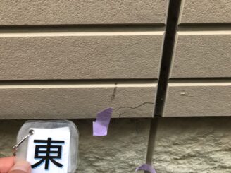 土岐市 瑞浪市で外壁塗装 現調時のお家の状態 施工前 塗り替え前 フッ素塗料で塗り替え