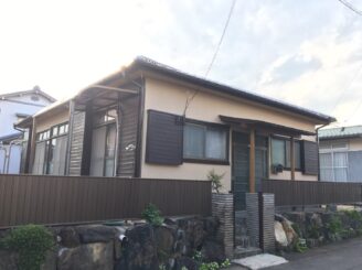 多治見市 瑞浪市 外壁塗り替え塗装 外壁塗装工事 シリコン塗料 平屋 1階建て 塗り替え後