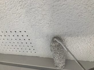 多治見市 屋根外壁塗装工事 塗り替え塗装 カビ 苔の発生 バイオ洗浄 色落ち 色の退色 変色 見積り無料 ドローン撮影 近所 市内 施工前 現調時 釘抜け 足場設置完成 チョーキング現象 手に粉 基礎 ひび割れ 屋根塗り替え 軒天井塗装
