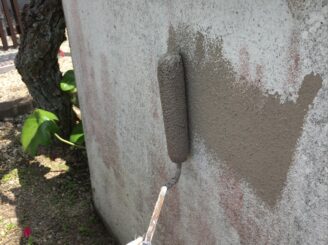瑞浪市 外壁塗装 塗り替え工事 格子 木 木部 勝手口 ひび割れ 横方向 目地 色の退色 変色 色落ち 木 木部 格子 シリコン塗料 見積り無料 地域密着 地元 市内の業者 現場調査 劣化診断 雨染み 雨垂れ カビ 苔 コケ 物置 倉庫 塀塗り替え