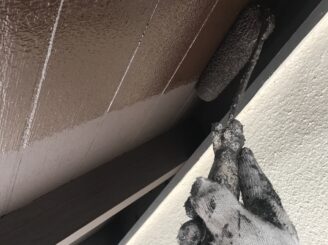 春日井市 外壁塗装 屋根塗装 玄関上 カビ 苔 色の退色 変色 塗り替え 手に粉 チョーキング現象 防水機能低下 雨戸 塗膜剥離 縁台 木部腐食 ボソボソ バイオ洗浄 高圧洗浄 屋根洗浄 鼻隠し洗浄 樋裏 養生 窓周り 軒天井塗り替え