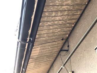 多治見市 幸町 外壁塗装 色落ち 色の退色 変色 ひび割れ 塗り替え塗装 見積り無料 相談無料 日成ホーム プロタイムズ多治見店 軒天井 カビ 苔