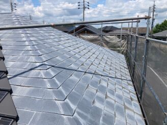 多治見市 屋根外壁塗装 ミサワホーム ハウスメーカー フッ素塗料 塗り替え 目地打ち替え ひび割れ カビ 苔 コケの発生 茶系 グレー系 見積り無料 相談無料 足場設置 屋根洗浄 高圧洗浄