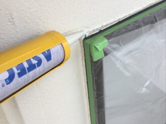 可児市 外壁塗装 軒天井塗り替え 下処理 かび 苔 コケ 隙間コーキング 増し打ち ケミカル 多治見市 日成ホーム 現調 見積り無料 プロタイムズ多治見店