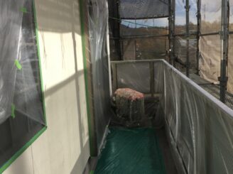 多治見市 屋根外壁塗装 塗り替え工事 色の変退色 カビ 苔 フッ素塗料 見積り無料 プロタイムズ多治見店 養生