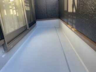 土岐市 外壁塗装 塗り替え工事 棟板金塗り替え ベランダ防水工事 現調時 見積り無料 多治見市 日成ホーム プロタイムズ多治見店 ベランダ防水工事 水切り