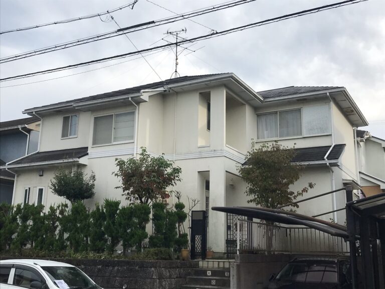 多治見市　屋根塗装工事　外壁塗装工事　施工前