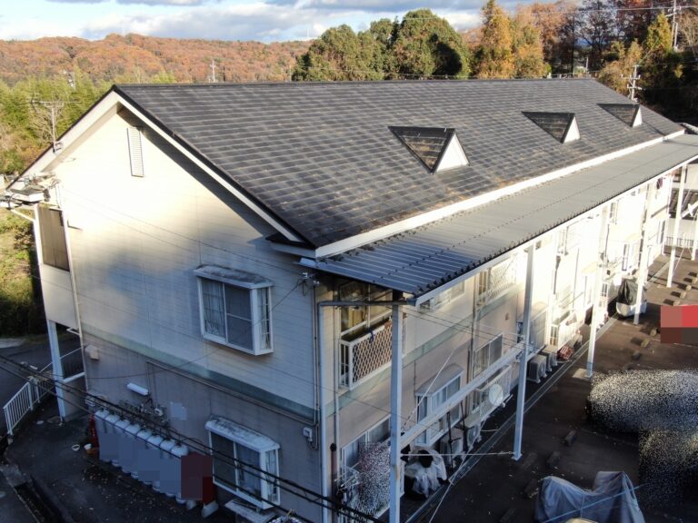 土岐市　外壁塗装　アパート　屋根カバー　塗り替え　工事　プロタイムズ多治見店