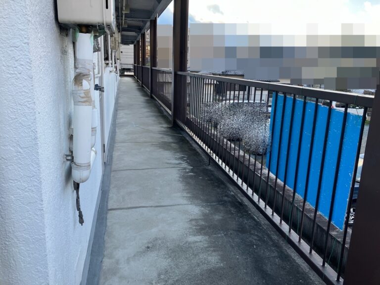 多治見市　アパート　鉄骨階段　塗り替え　錆止め　サビ　塗装　日成ホーム　プロタイムズ多治見店