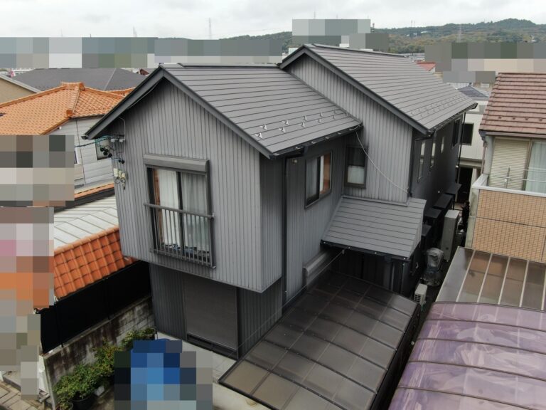 土岐市　外壁塗装　屋根塗装　塗り替え　リフォーム　スレート屋根　施工前