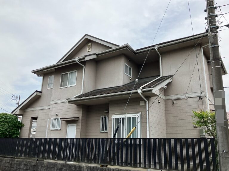 多治見市　屋根塗装　外壁塗装　ベランダ工事　施工前