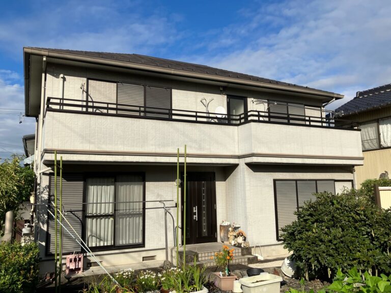 多治見市星ケ台　外壁塗装工事　屋根カバー工事　工事前