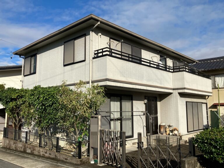 多治見市星ケ台　外壁塗装工事　屋根カバー工事　工事前