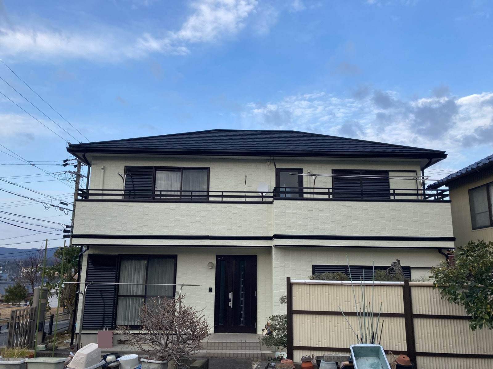 多治見市星ケ台　外壁塗装工事　屋根カバー工事　LIXIL