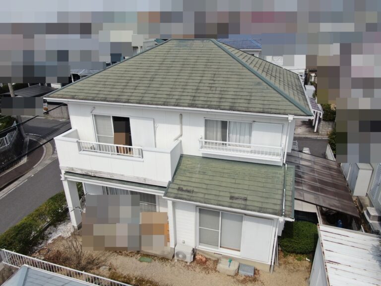 多治見市脇之島町　屋根塗装工事　施工前